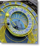 Astronomical Clock In Prague  #16 Metal Print