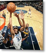 Denver Nuggets V Minnesota Timberwolves #16 Metal Print