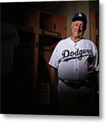 Los Angeles Dodgers Photo Day Metal Print