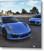 #porsche 911 #turbo S #print #19 Metal Print