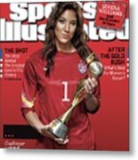 Us Womens National Team 2015 Fifa Womens World Cup Champions Sports Illustrated Cover Metal Print