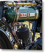 1925 Bsa B25 Motorcycle Metal Print