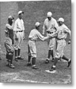 1931 World Series - Game 4 St. Louis Metal Print