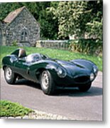 1954 Jaguar D Type Metal Print