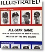1958 All Star Game Preview Sports Illustrated Cover Metal Print