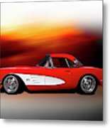 1959 Chevrolet 'pro Touring' Corvette Metal Print