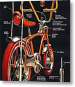 1960s Advertisement For Stingray Bicycle Metal Print
