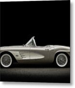1961 Corvette Metal Print