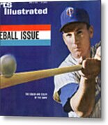 1963 Mlb Baseball Preview Issue Sports Illustrated Cover Metal Print