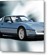 1985 Chevrolet Corvette C4 Metal Print