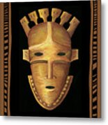 African Mask Iii #2 Metal Print