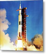 Apollo 11 Launch #2 Metal Print
