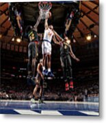 Atlanta Hawks V New York Knicks Metal Print