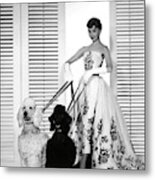 Audrey Hepburn In Sabrina -1954-. #2 Metal Print