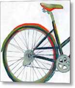 Bicycle Diptych I #2 Metal Print