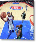 Boston Celtics V Detroit Pistons Metal Print