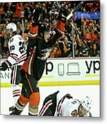 Chicago Blackhawks V Anaheim Ducks - #2 Metal Print