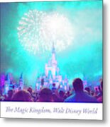 Fireworks, Magic Kingdom, Walt Disney World #2 Metal Print