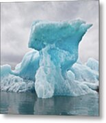 Icebergs On Glacial Lagoon #2 Metal Print