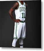 Kyrie Irving Boston Celtics Portraits Metal Print