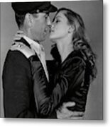 Lauren Bacall And Humphrey Bogart In To Have And Have Not -1944-. #2 Metal Print