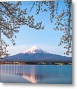 Mt. Fuji, Japan On Lake Kawaguchi #2 Metal Print