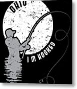 Oh Ohio Fishing Design Gift For Fishermen And Anglers #3 Metal Print