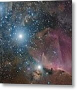Orion Belt, Flame, And Horsehead #2 Metal Print