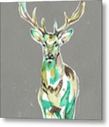 Solitary Deer Ii #2 Metal Print