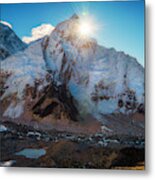 Sunrise On Everest Metal Print