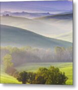 Tuscany, Awesome Landscape At Dawn #2 Metal Print