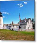 Lighthouse, Pemaquid, Maine #23 Metal Print