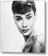 Actress Audrey Hepburn #3 Metal Print
