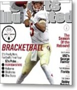 Bracketball 2014 College Football Preview Issue Sports Illustrated Cover Metal Print