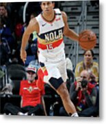 Cleveland Cavaliers V New Orleans Metal Print