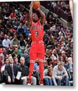 Indiana Pacers V Chicago Bulls #3 Metal Print