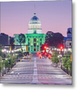 Montgomery, Alabama, Usa With The State #3 Metal Print