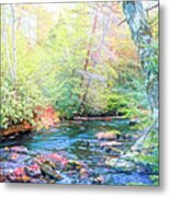 Pocono Mountain Stream, Pennsylvania #3 Metal Print