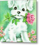 Puppy #3 Metal Print