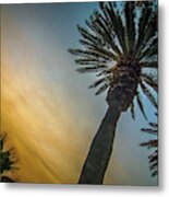 Scenes Around Santa Monica California At Sunset On Pacific Ocean #3 Metal Print