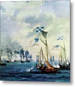 War Of 1812, Battle Of Lake Erie, 1813 #3 Metal Print