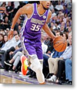 Utah Jazz V Sacramento Kings #30 Metal Print