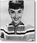 Audrey Hepburn #4 Metal Print