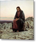 Christ In The Wilderness #5 Metal Print