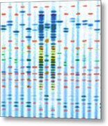 Dna Profile #4 Metal Print