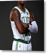Kyrie Irving Boston Celtics Portraits #4 Metal Print