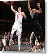 Milwaukee Bucks V New York Knicks Metal Print