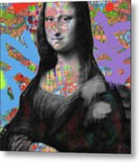 Mona Lisa #4 Metal Print