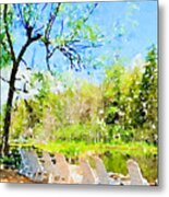 Relax Reflect Renew  #2 Metal Print