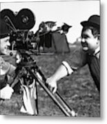 Oliver Hardy And Stan Laurel In The Finishing Touch -1928-. #4 Metal Print